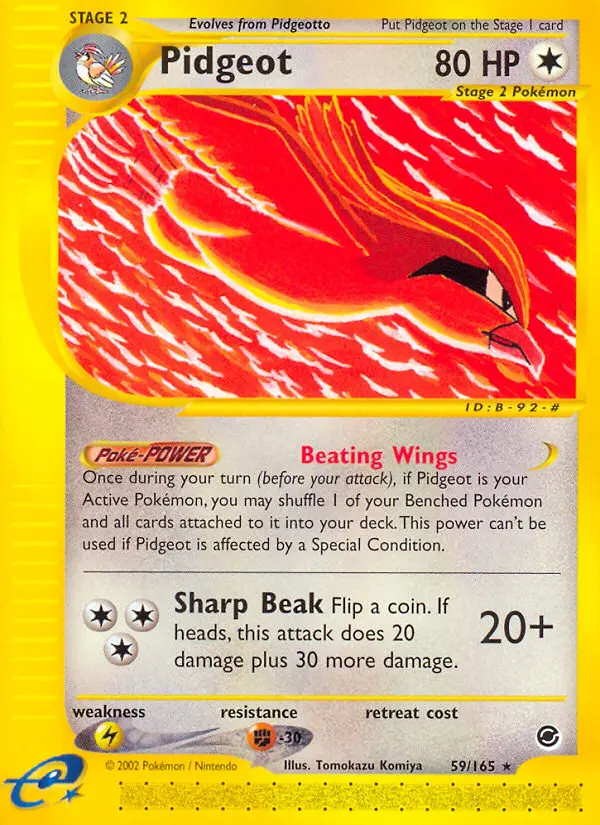 Pidgeot, Expedition Base Set #59