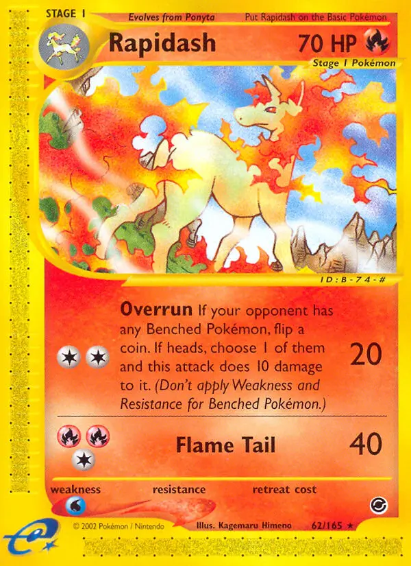 Rapidash, Expedition Base Set #62