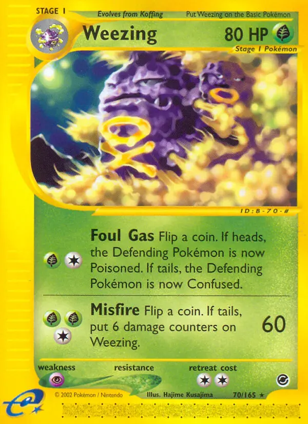 Weezing, Expedition Base Set #70