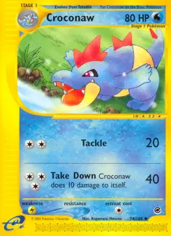 Croconaw, Expedition Base Set #74/165