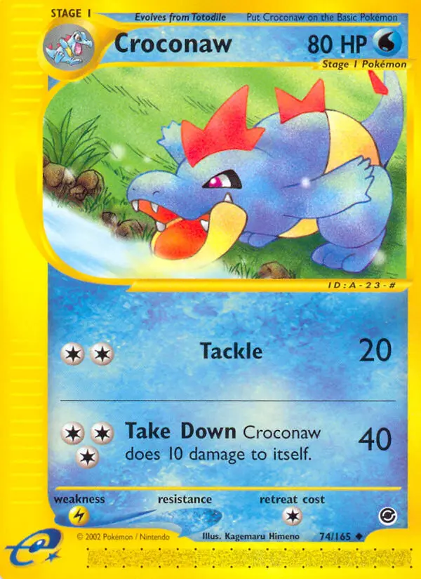 Croconaw, Expedition Base Set #74