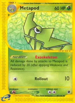 Metapod, Expedition Base Set #87/165