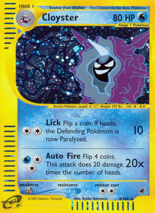 Cloyster, Expedition Base Set #8