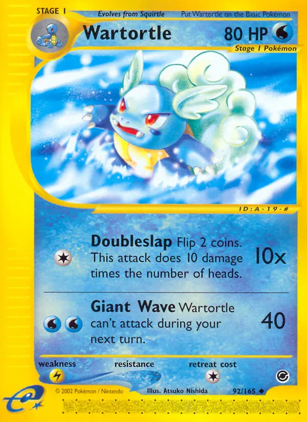 Wartortle, Expedition Base Set #92