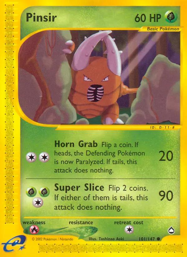 Pinsir, Aquapolis #101