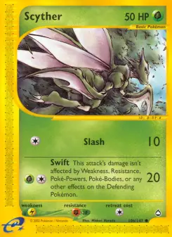 Scyther, Aquapolis #106/147