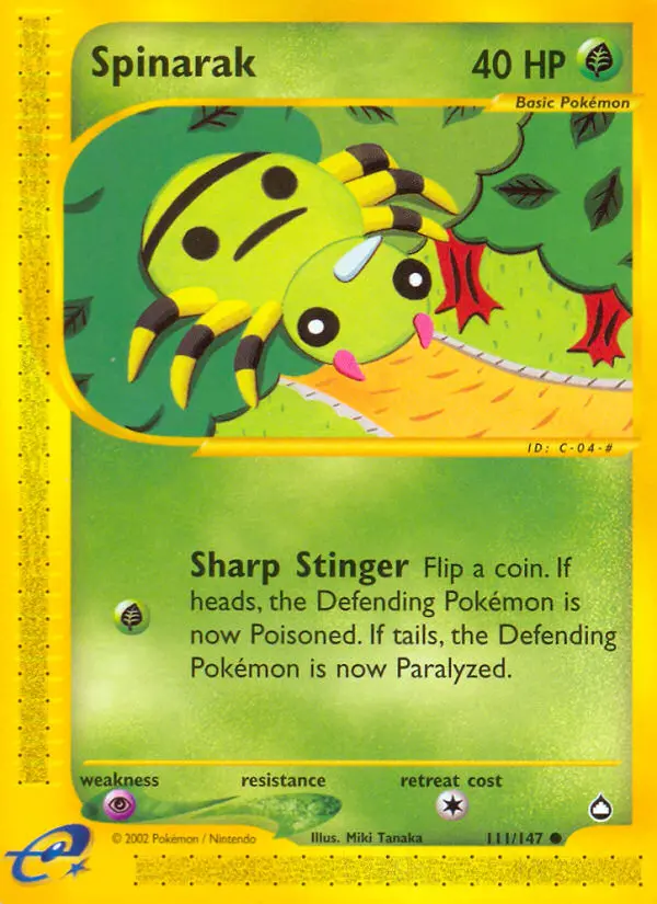 Spinarak, Aquapolis #111