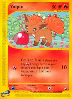 Vulpix, Aquapolis #116/147