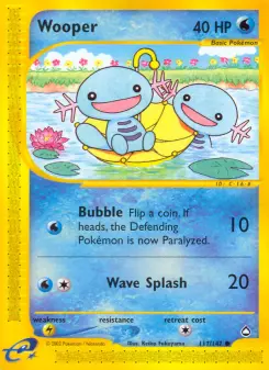 Wooper, Aquapolis #117/147
