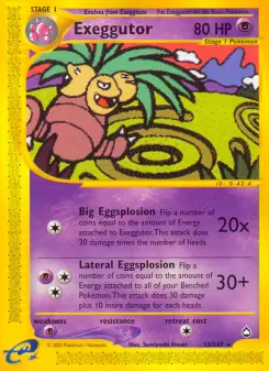 Exeggutor, Aquapolis #13/147