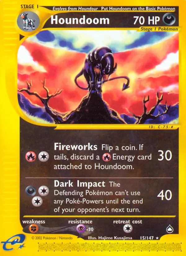Houndoom, Aquapolis #15