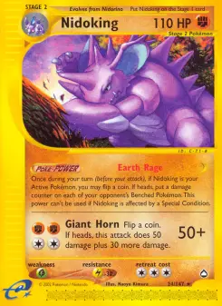 Nidoking, Aquapolis #24/147