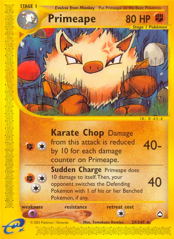 Primeape, Aquapolis #29