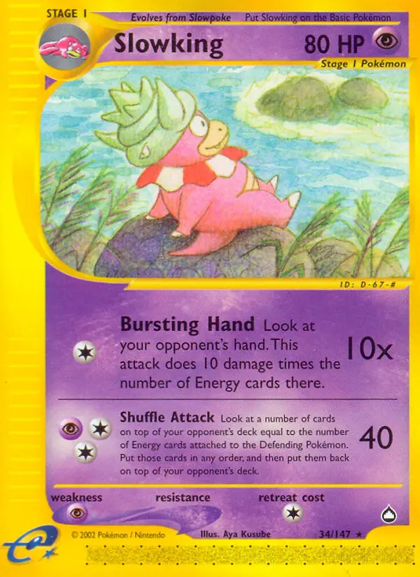 Slowking, Aquapolis #34