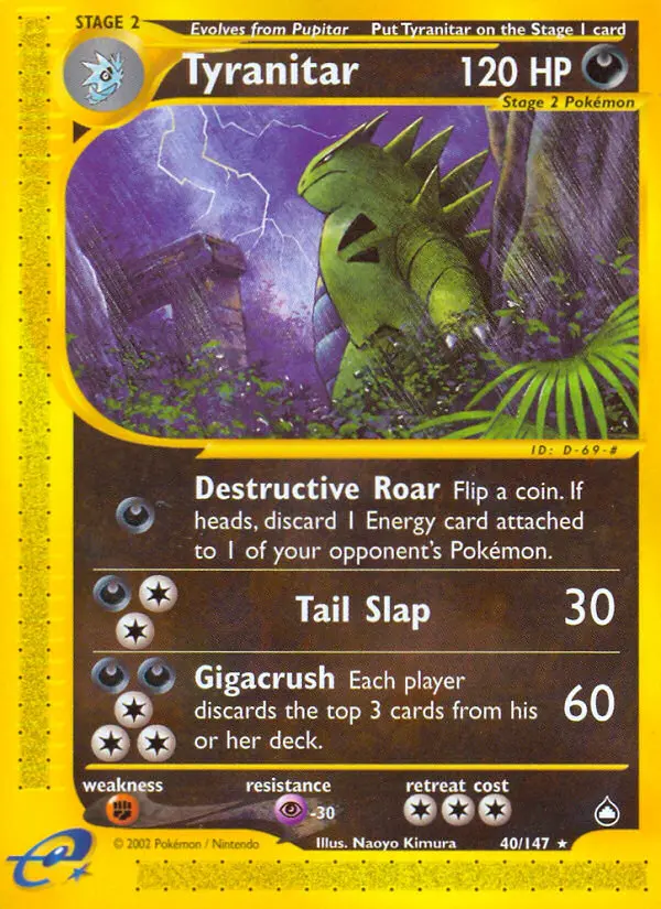 Tyranitar, Aquapolis #40