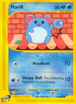 Marill, Aquapolis #53/147
