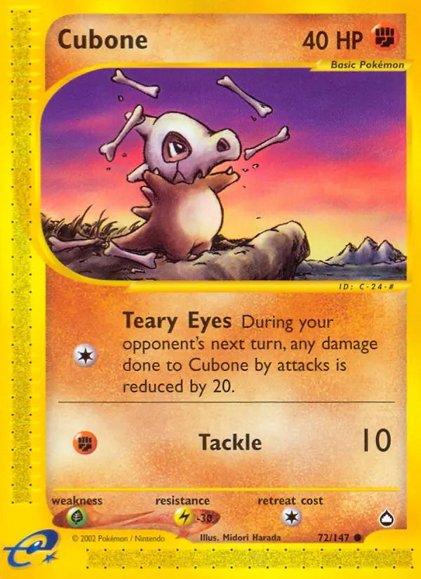 Cubone, Aquapolis #72