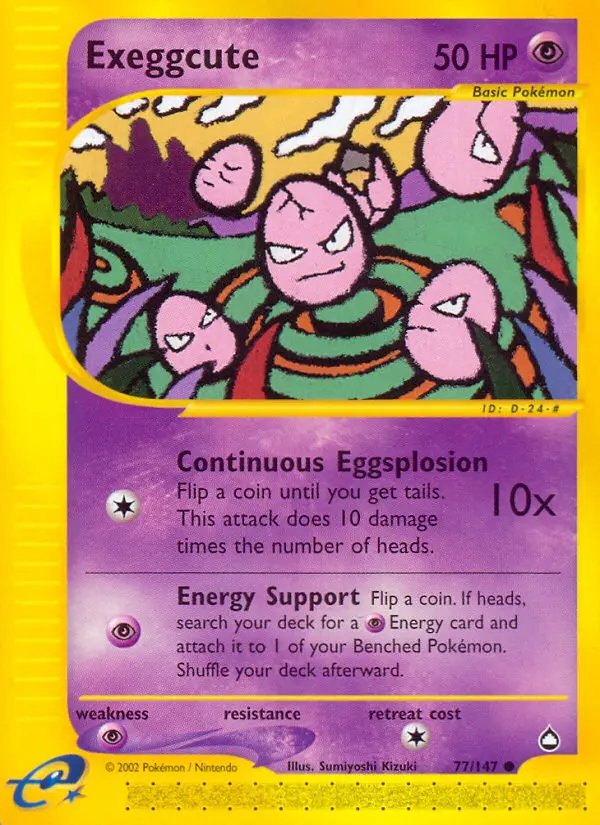 Exeggcute, Aquapolis #77