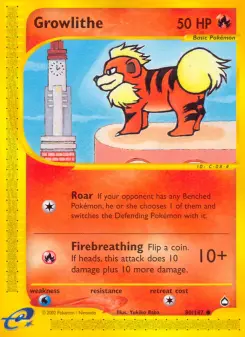 Growlithe, Aquapolis #80/147