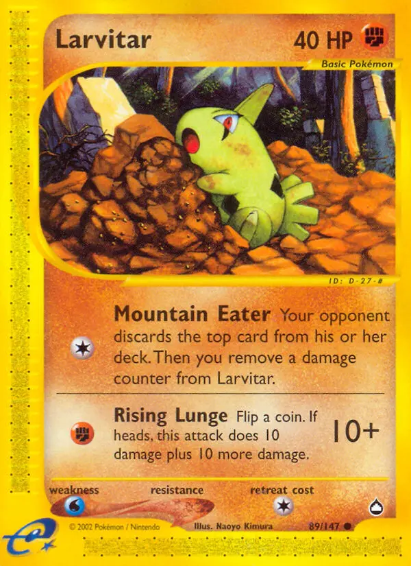 Larvitar, Aquapolis #89