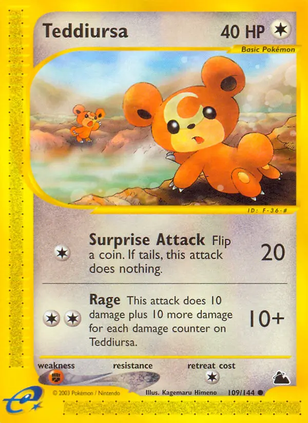 Teddiursa, Skyridge #109