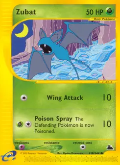 Zubat, Skyridge #118/144
