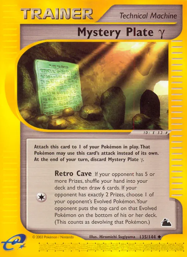 Mystery Plate Gamma, Skyridge #135