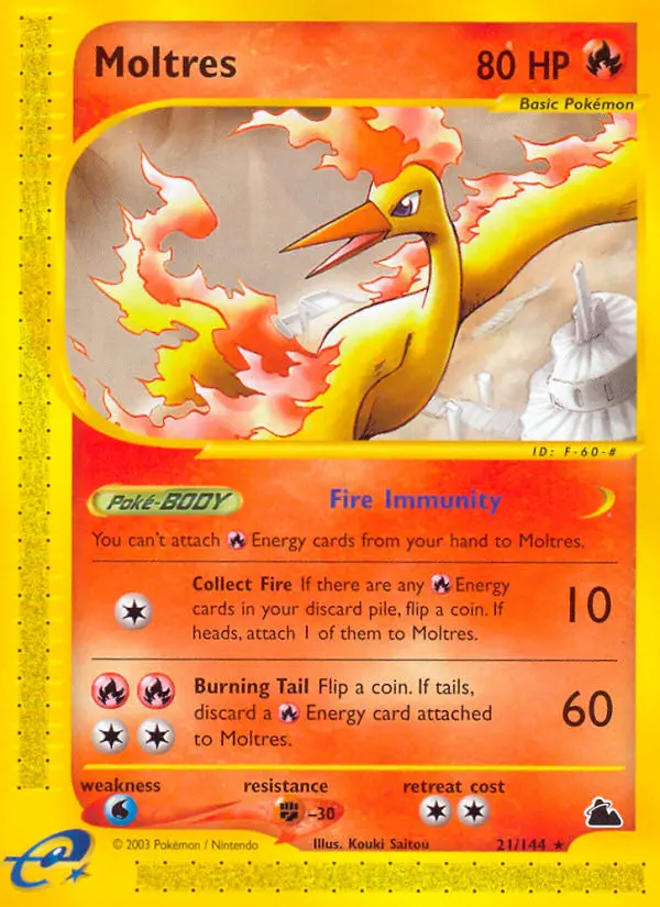 Moltres, Skyridge #21