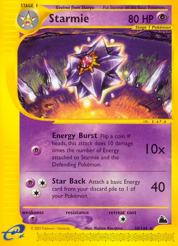 Starmie, Skyridge #30