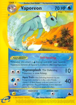 Vaporeon, Skyridge #33/144