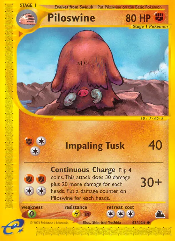 Piloswine, Skyridge #43