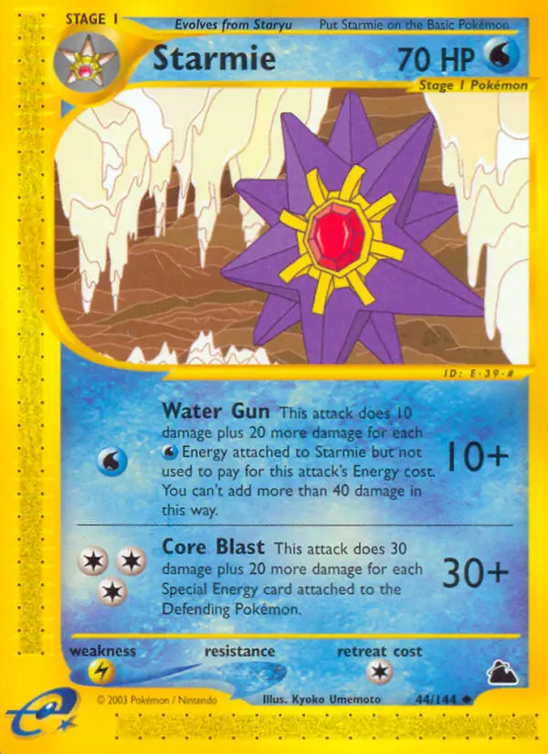 Starmie, Skyridge #44