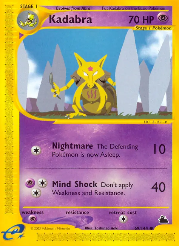 Kadabra, Skyridge #69
