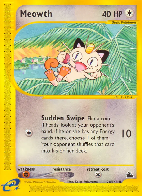 Meowth, Skyridge #78