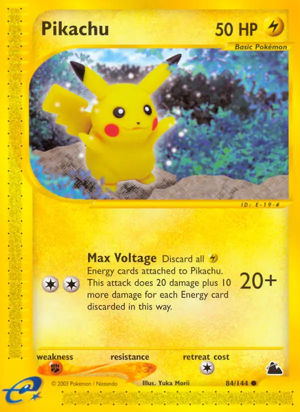 Pikachu, Skyridge #84