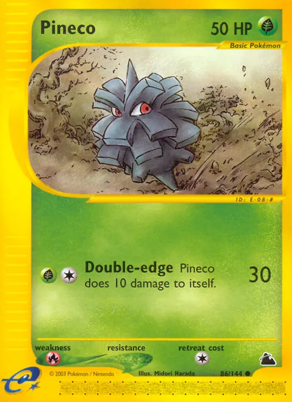 Pineco, Skyridge #86