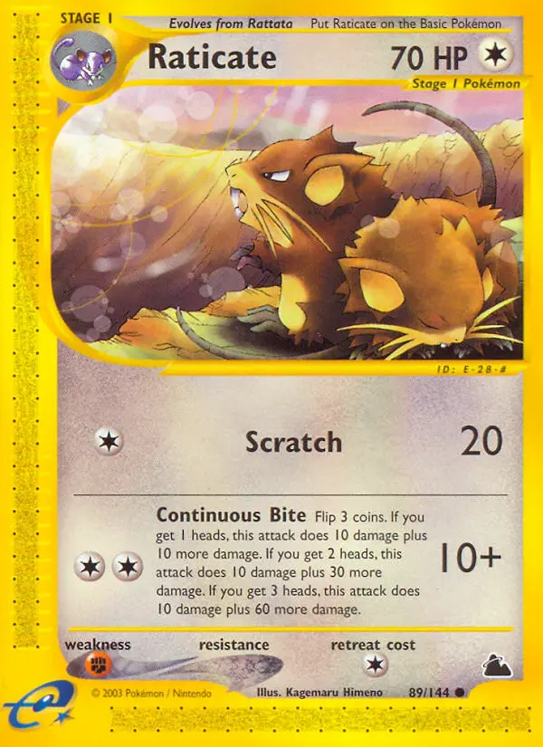 Raticate, Skyridge #89