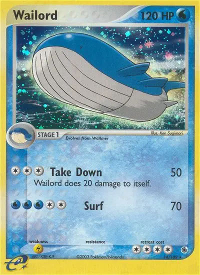 Wailord, Ruby & Sapphire #14