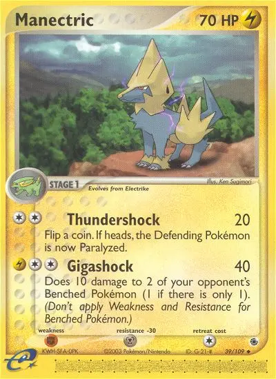 Manectric, Ruby & Sapphire #39