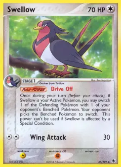 Swellow, Ruby & Sapphire #46/109