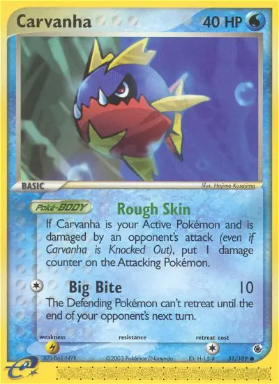 Carvanha, Ruby & Sapphire #51