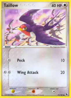 Taillow, Ruby & Sapphire #72/109