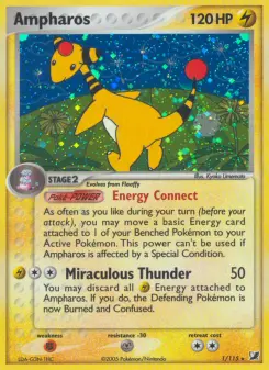 Ampharos, Unseen Forces #1/115