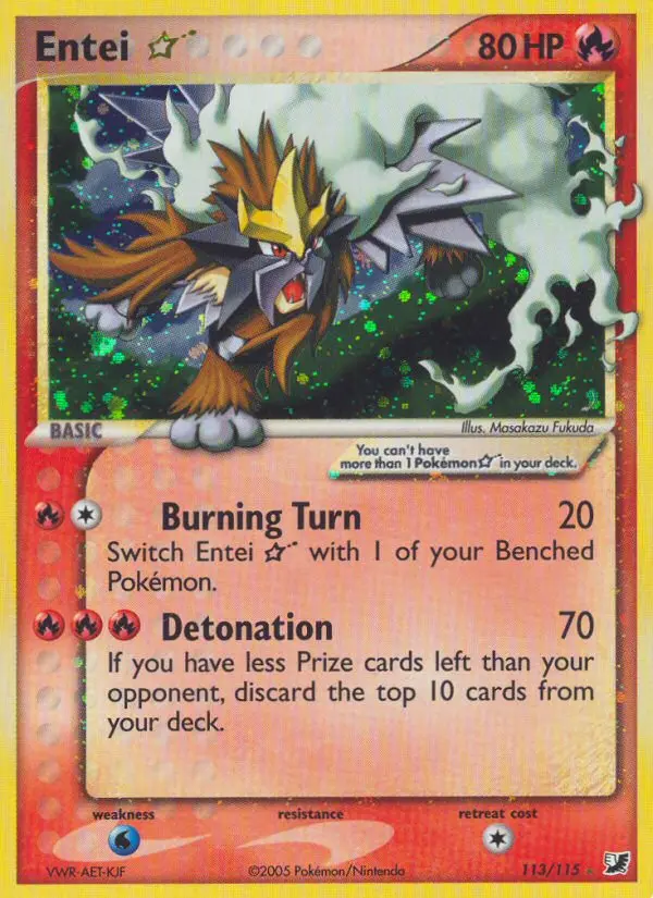 Entei ☆, Unseen Forces #113