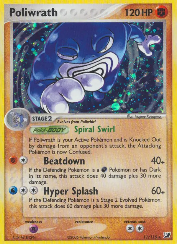 Poliwrath, Unseen Forces #11