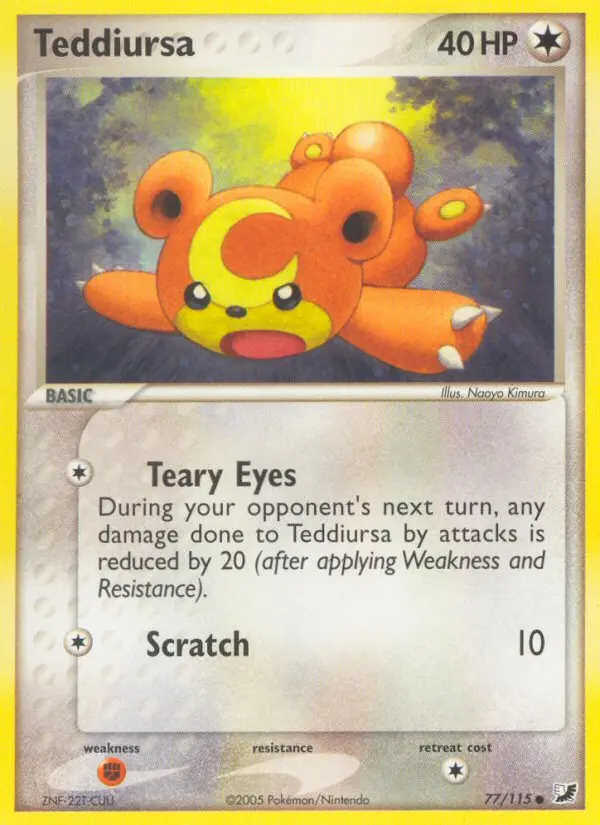 Teddiursa, Unseen Forces #77