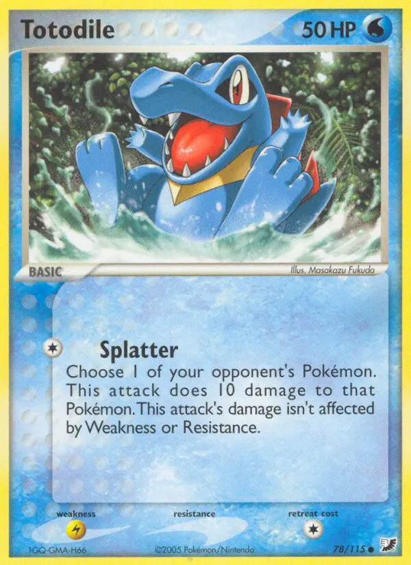 Totodile, Unseen Forces #78