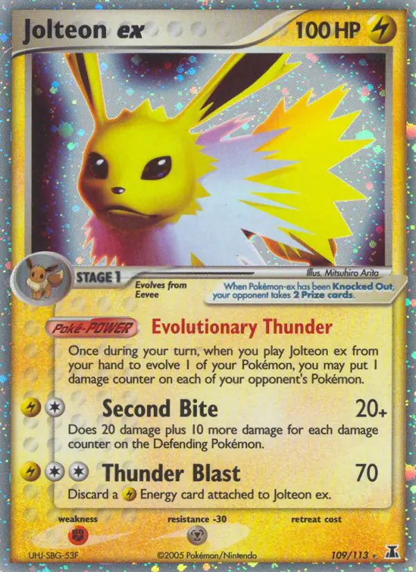 Jolteon ex, Delta Species #109