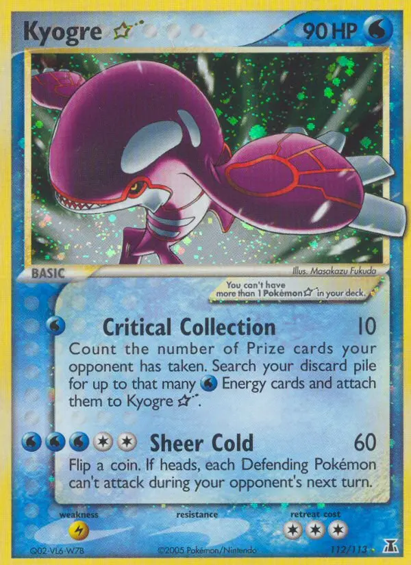 Kyogre Star, Delta Species #112