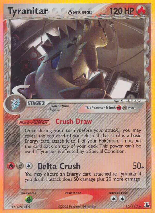 Tyranitar δ, Delta Species #16